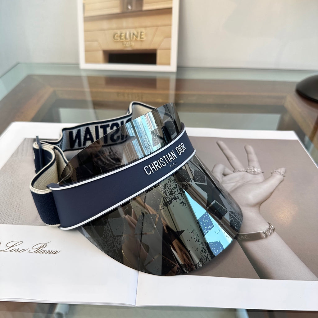 Dior Fashion Black Sun Visor for Men & Women - 431722 - detail image 3