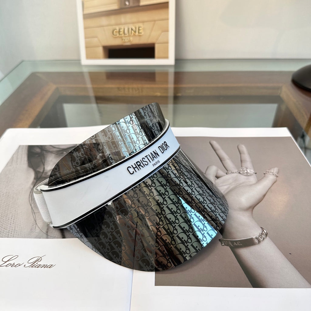 Dior Fashion Gray Sun Visor for Men & Women - 431724 - detail image 4