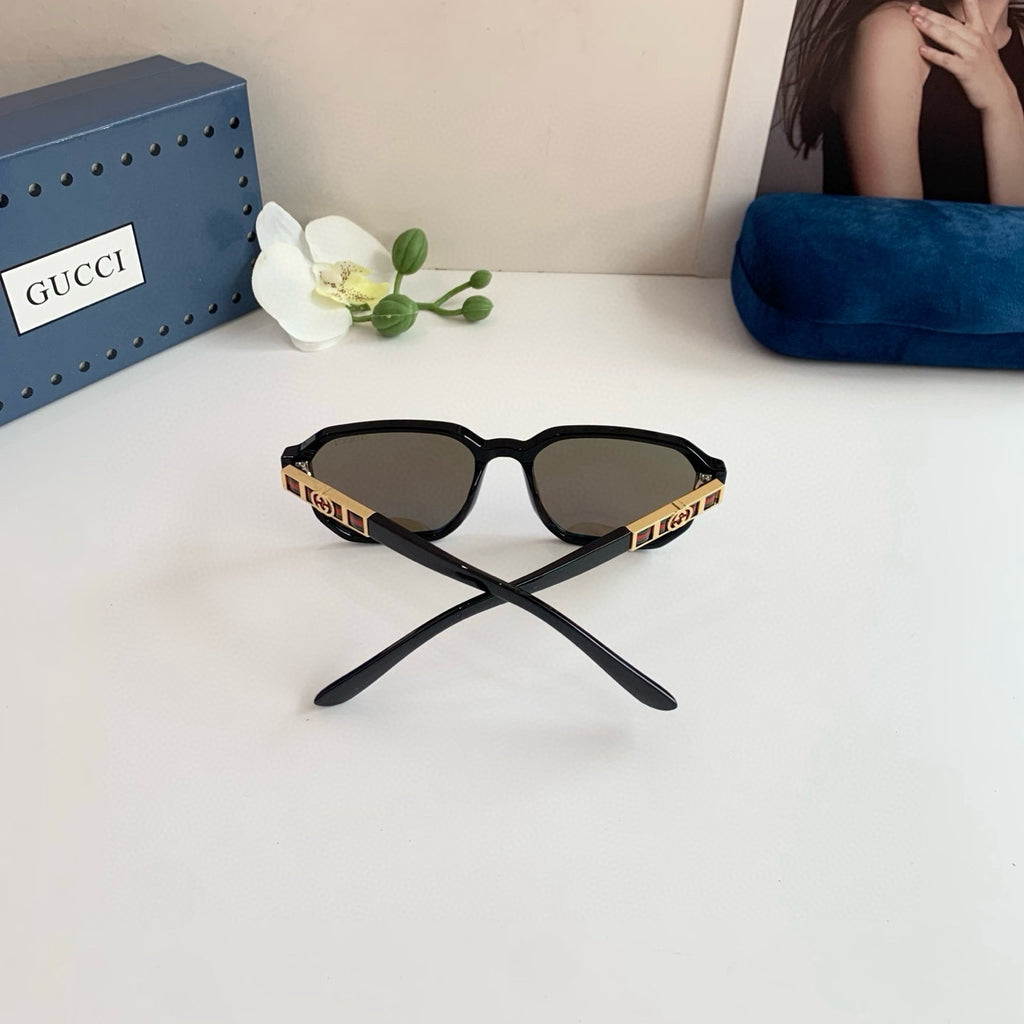 Gucci Square Blue Lens Sunglasses for Men & Women - 132215 - detail image 3