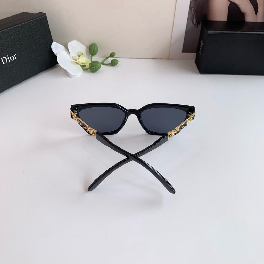 Dior Cat-Eye Black Lens Sunglasses for Men & Women - 398767 - detail image 4