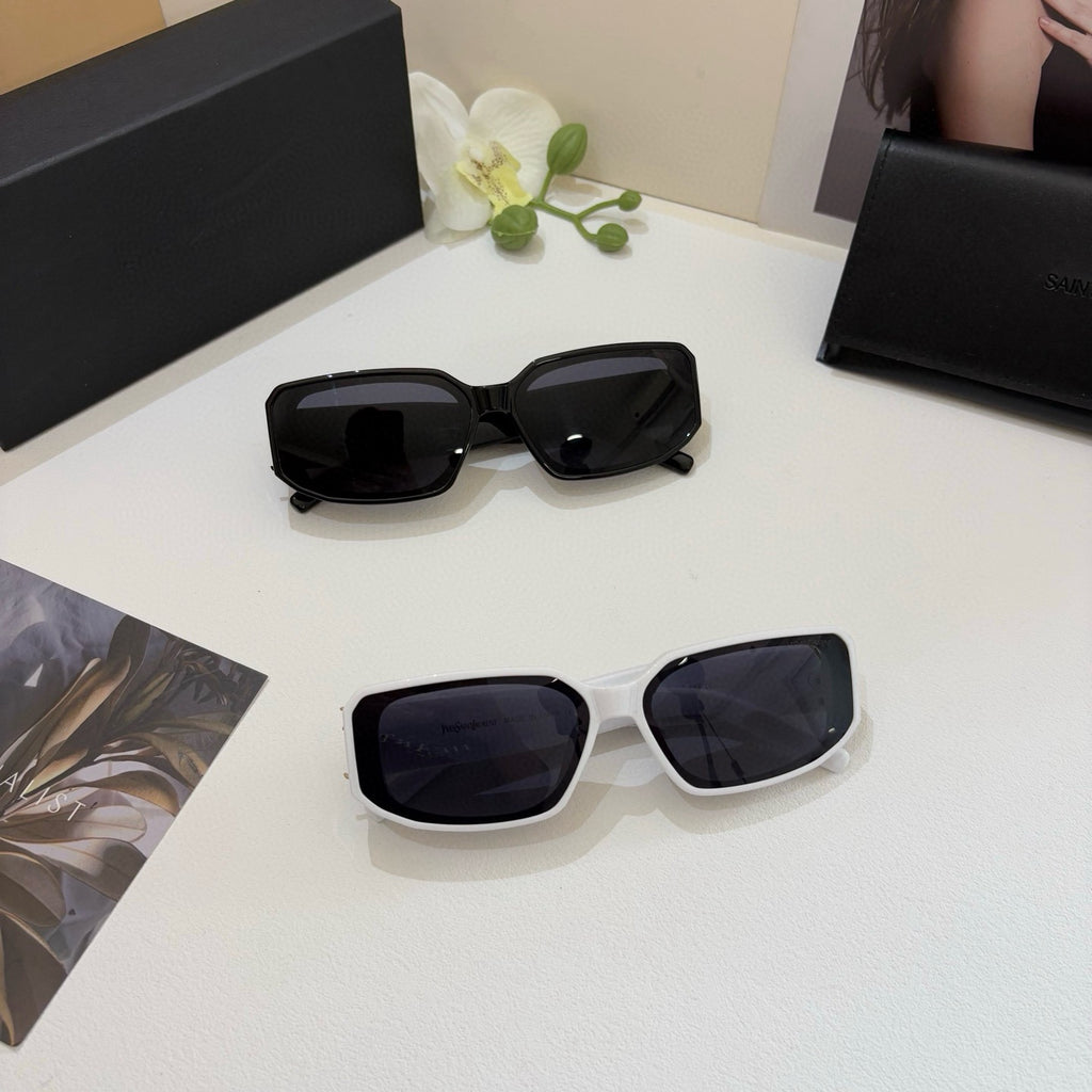 Saint Laurent Metal Fashion Silver Lens Sunglasses for Men & Women - 398784 - detail image 6