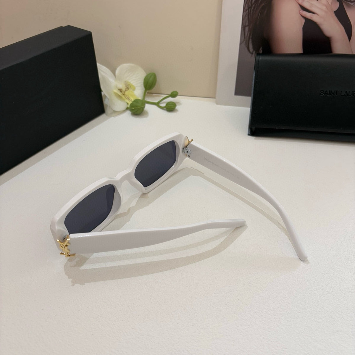 Saint Laurent Metal Fashion Silver Lens Sunglasses for Men & Women - 486906 - detail image 3