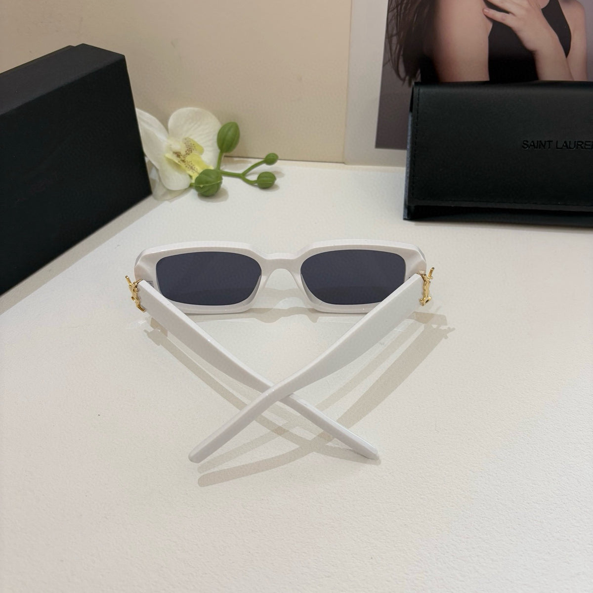 Saint Laurent Metal Fashion Silver Lens Sunglasses for Men & Women - 486906 - detail image 4