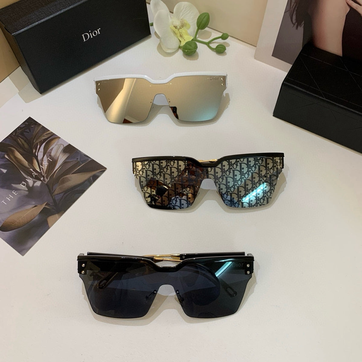 Dior Square Black Lens Sunglasses for Men & Women - detail image 3