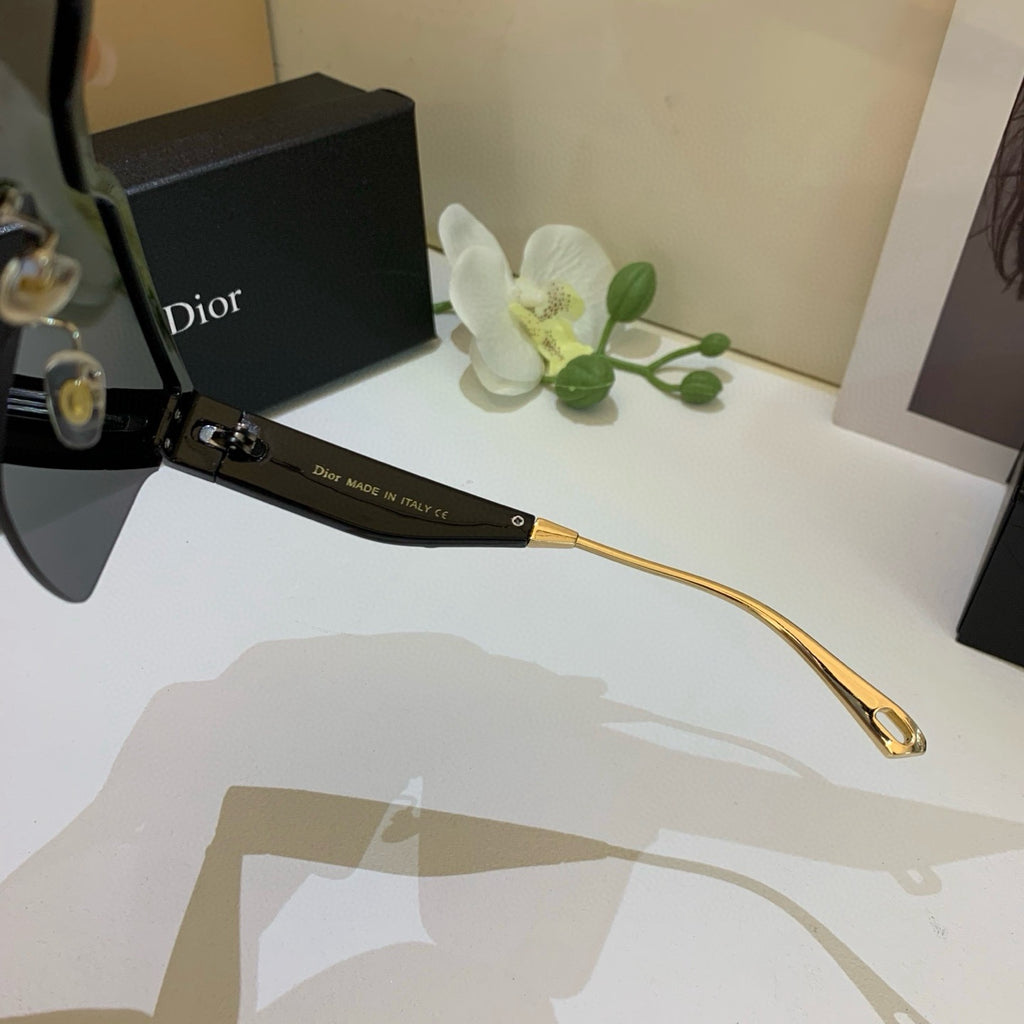 Dior Square Black Lens Sunglasses for Men & Women - 398698