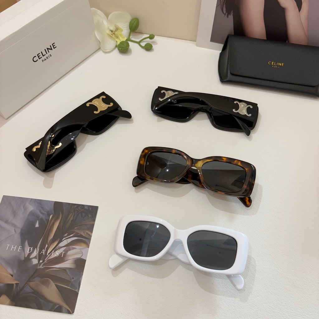 Celine Square Black Lens Sunglasses for Men & Women - 398864 - detail image 2