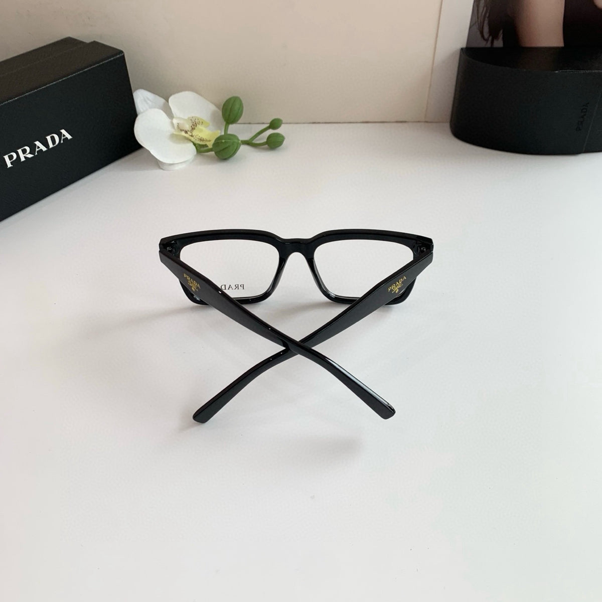 Prada Blue-Light Square Silver Lens Sunglasses for Men & Women - 415771