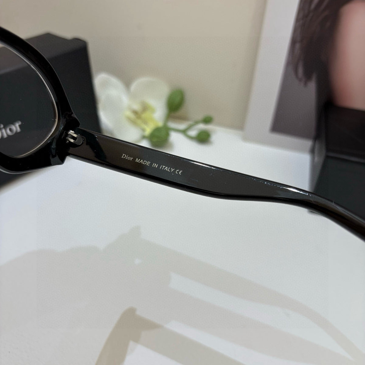 Dior Fashion Black Lens Sunglasses for Men & Women - 158399