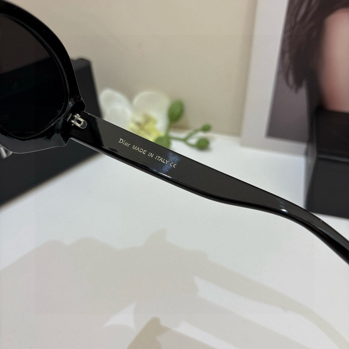 Dior Fashion Black Lens Sunglasses for Men & Women - 158401