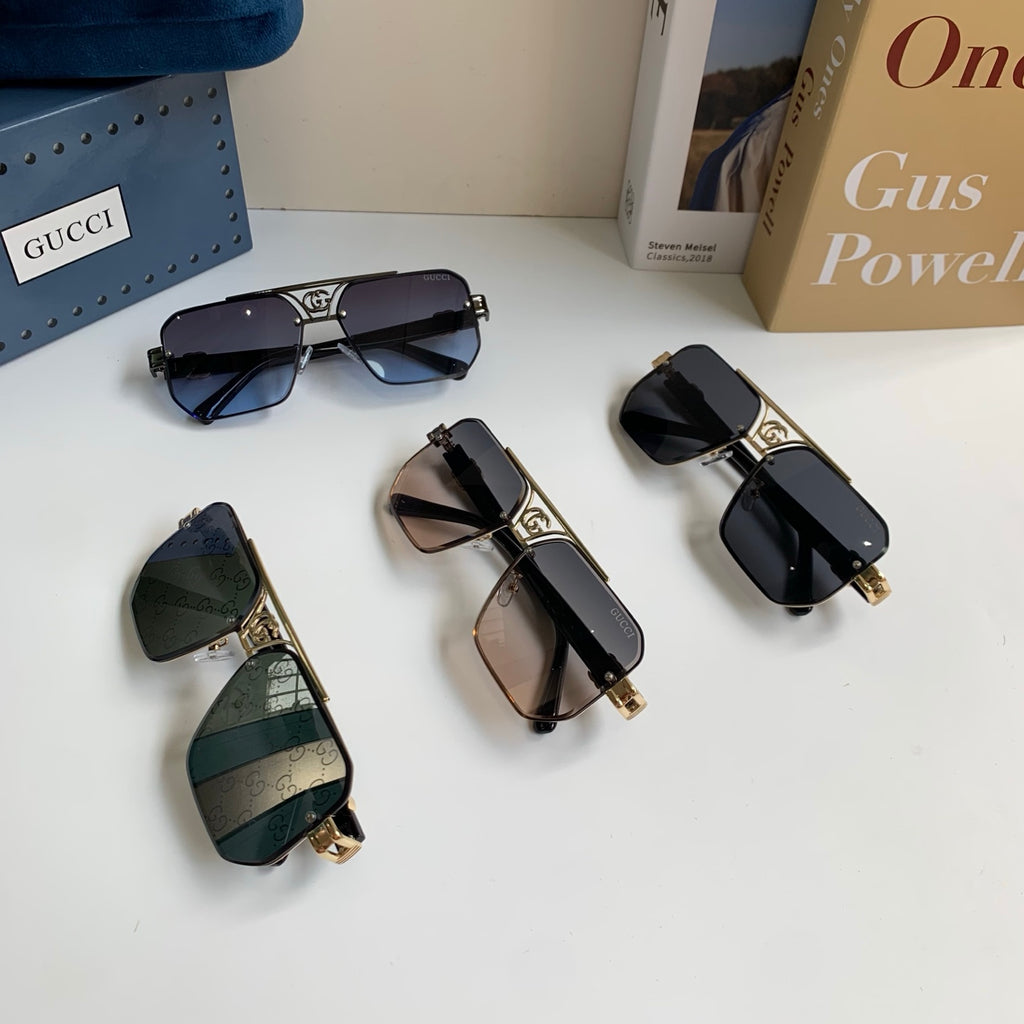 Gucci Metal Square Silver Lens Sunglasses for Men & Women - 997524 - detail image 9