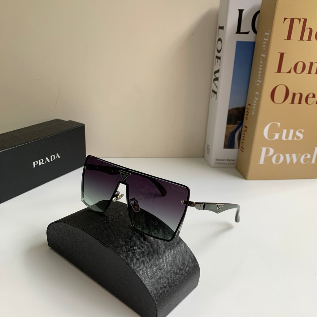 Prada Square Silver Lens Sunglasses for Men & Women - 465710 - detail image 5