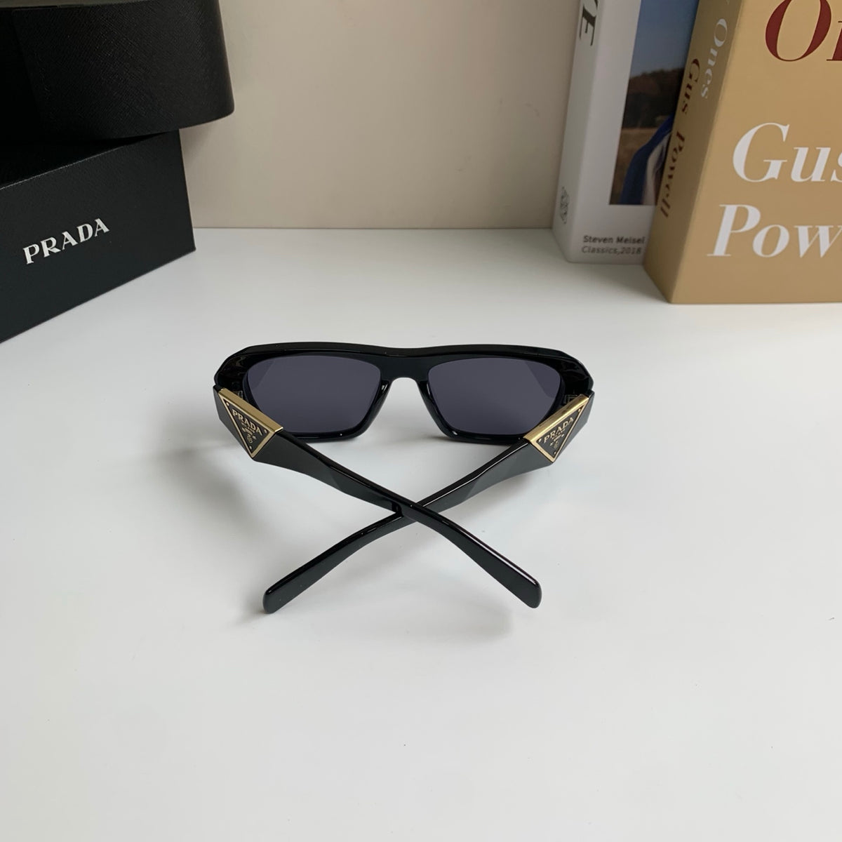 Prada Fashion Black Lens Sunglasses for Men & Women - 382720 - detail image 7