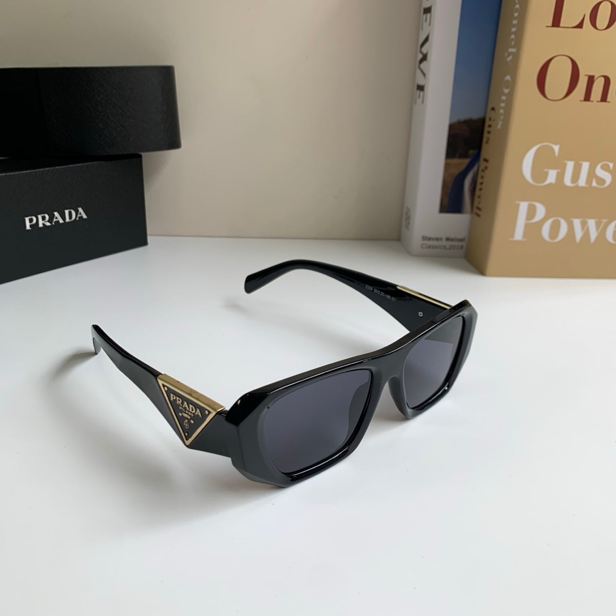 Prada Fashion Black Lens Sunglasses for Men & Women - 382720