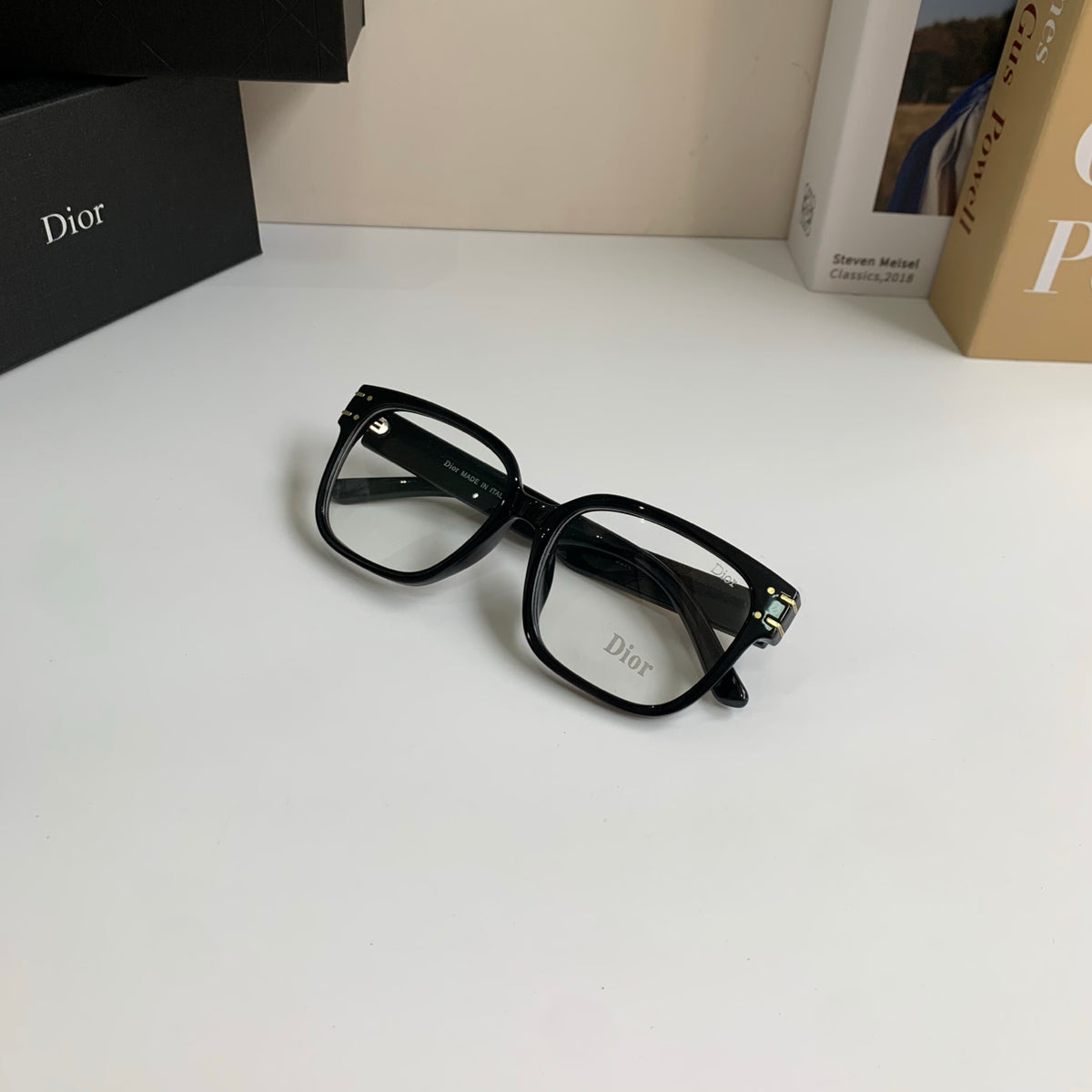 Dior Square Silver Lens Sunglasses for Men & Women - detail image 5
