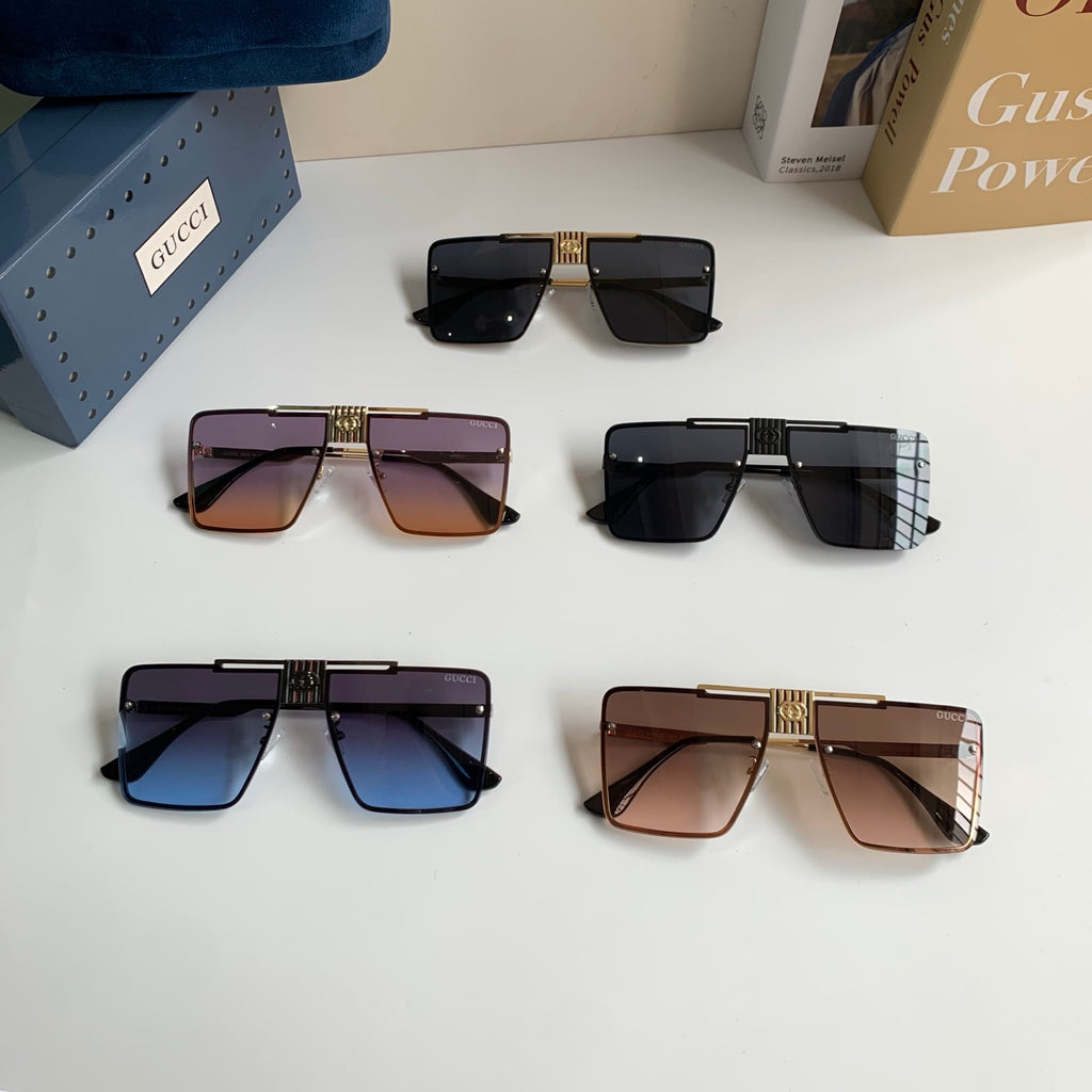 Gucci Polarized Square Silver Lens Sunglasses for Men & Women - 486314 - detail image 9