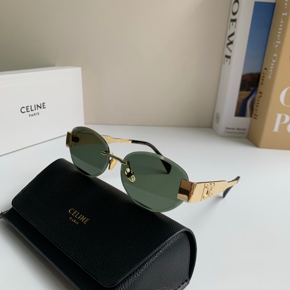 Celine Round Silver Lens Sunglasses for Men & Women - 358280 - detail image 5