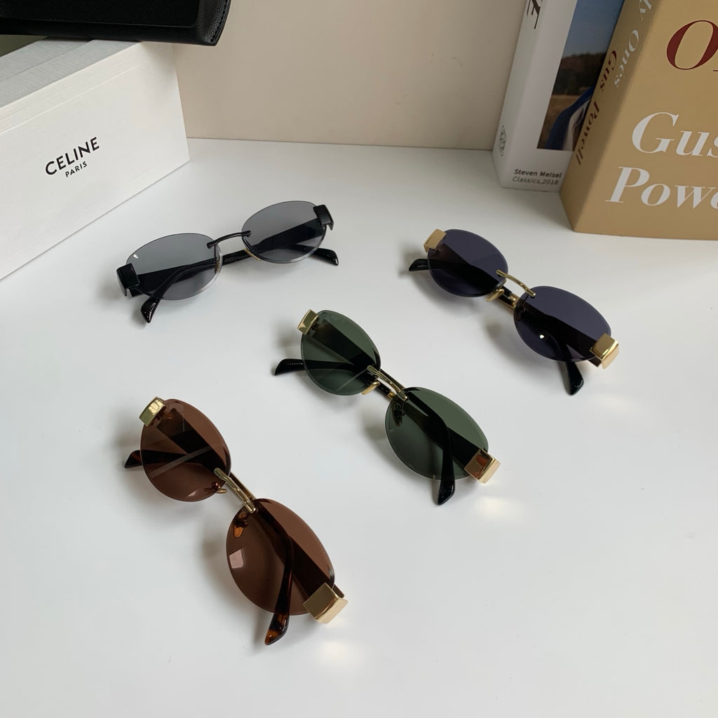 Celine Round Silver Lens Sunglasses for Men & Women - 358281 - detail image 10