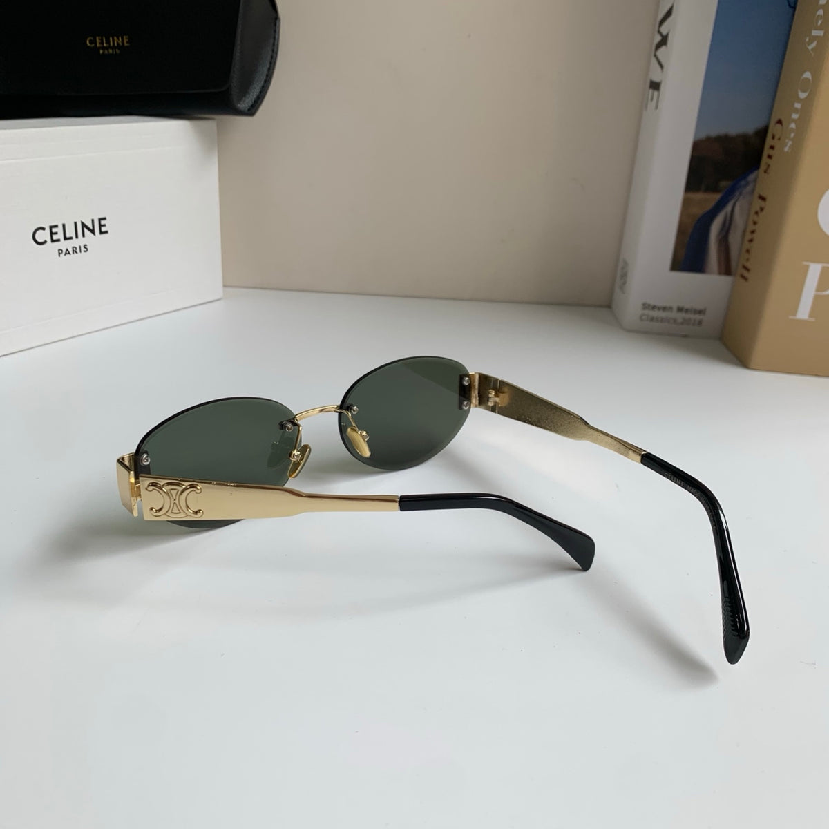 Celine Round Silver Lens Sunglasses for Men & Women - 449242 - detail image 7