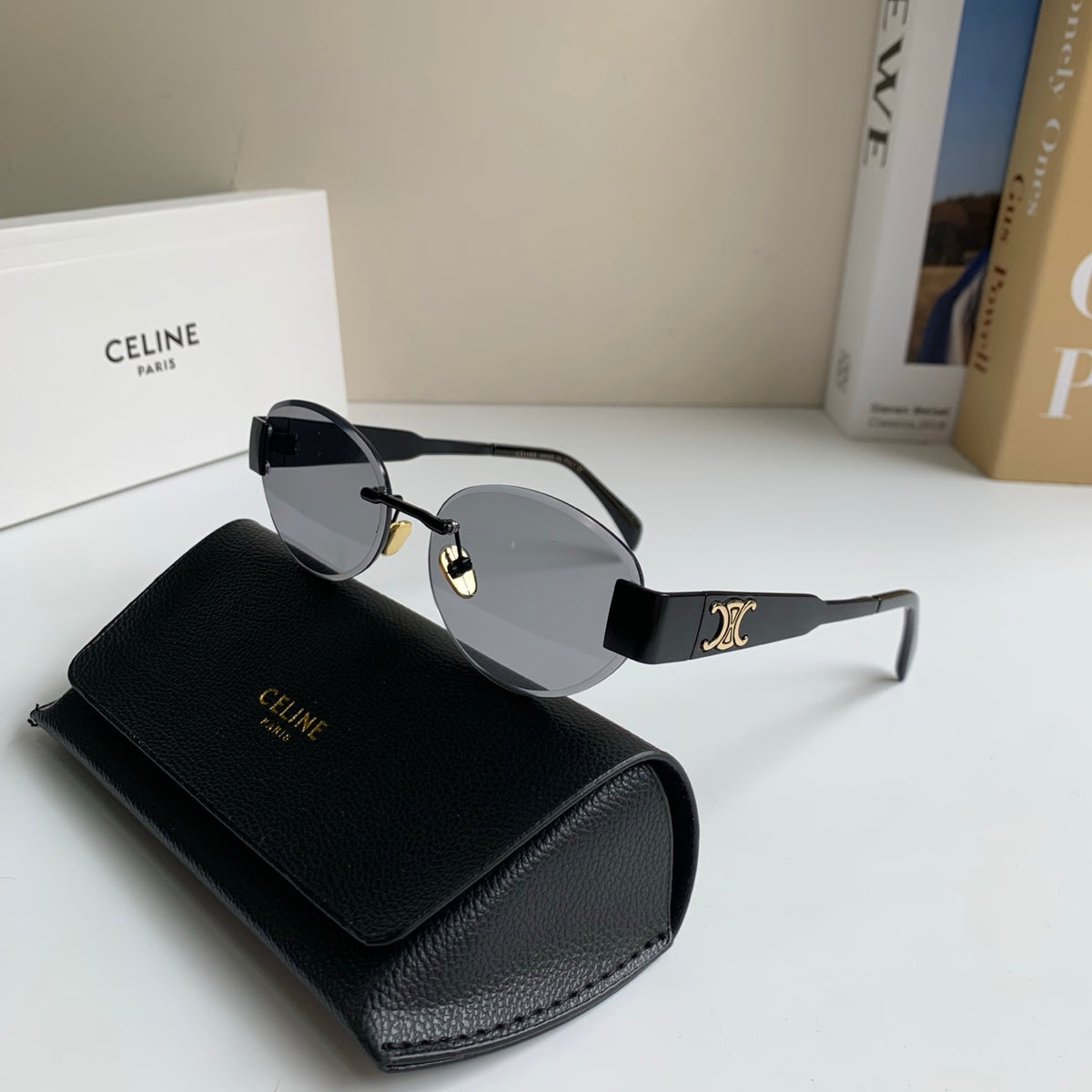 Celine Round Silver Lens Sunglasses for Men & Women - 449243 - detail image 4