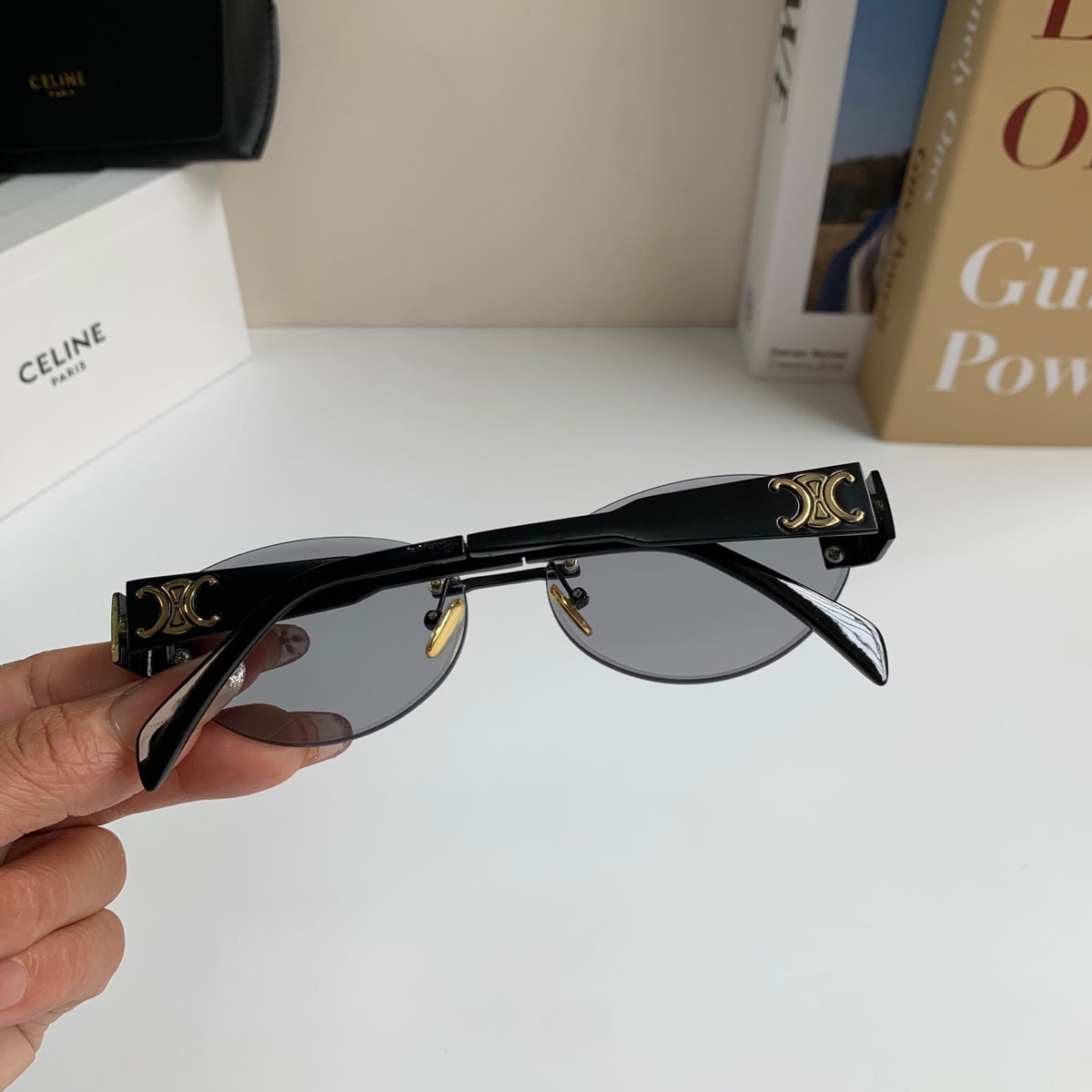 Celine Round Silver Lens Sunglasses for Men & Women - 358281 - detail image 7