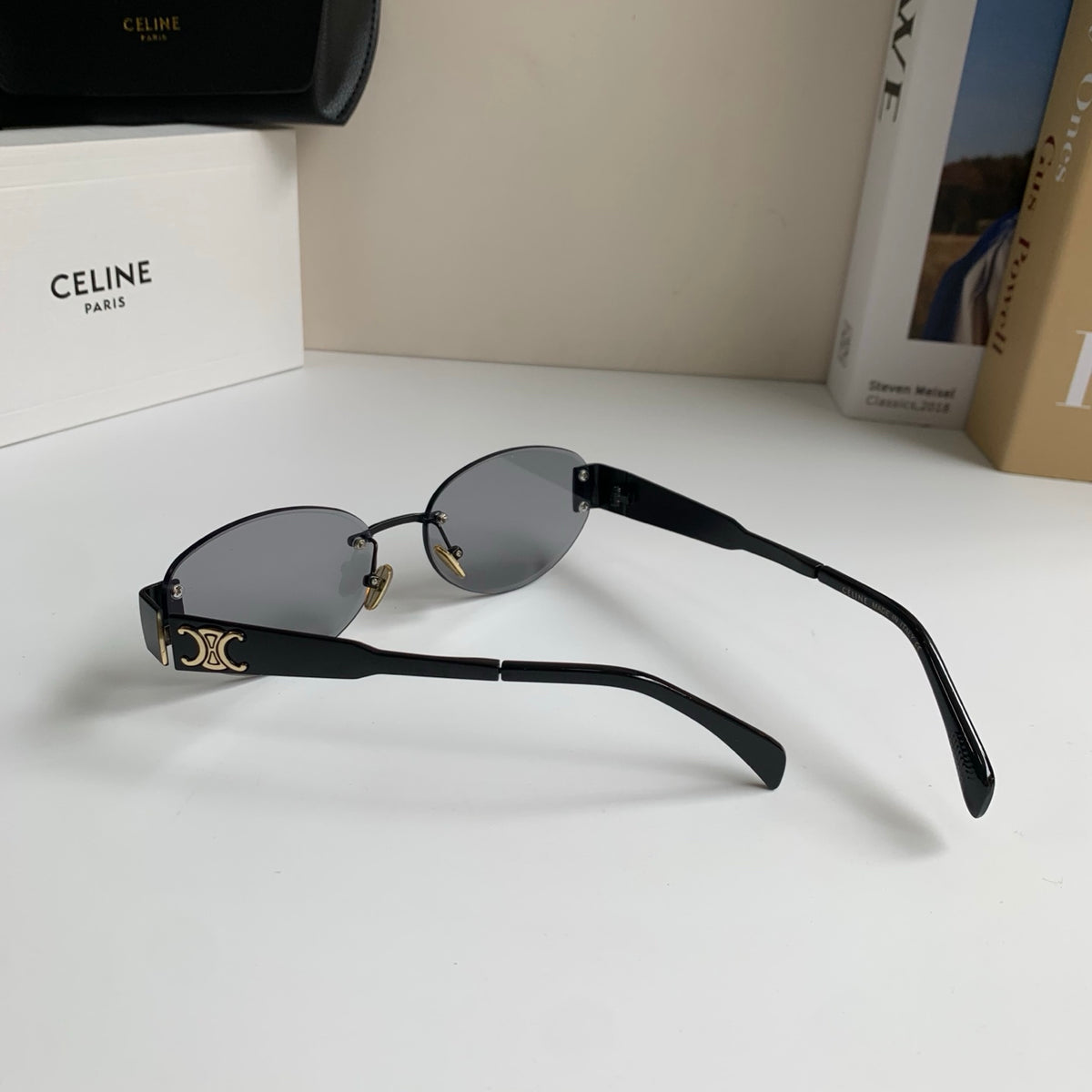 Celine Round Silver Lens Sunglasses for Men & Women - 358281 - detail image 9