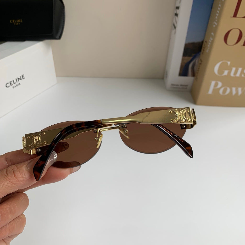 Celine Round Silver Lens Sunglasses for Men & Women - 358282 - detail image 6