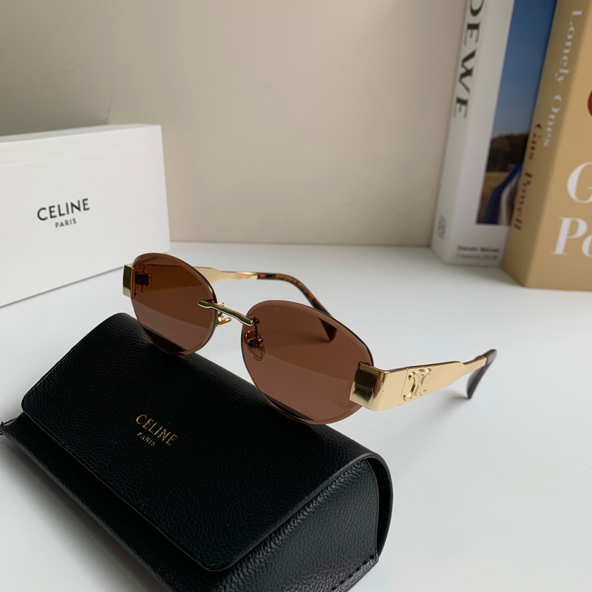 Celine Round Silver Lens Sunglasses for Men & Women - 449244 - detail image 4