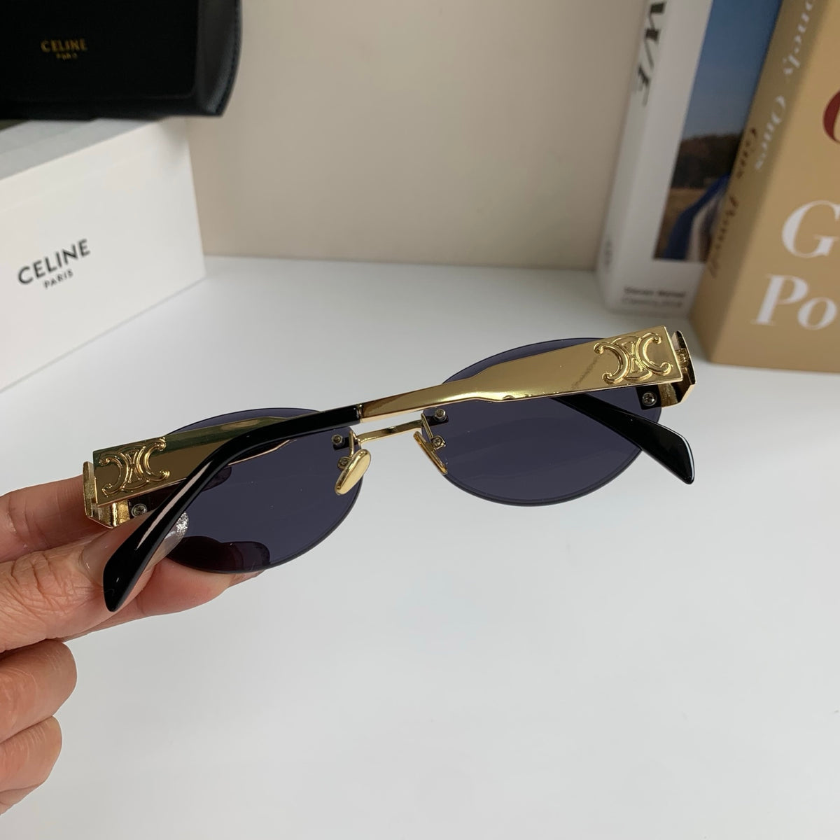 Celine Round Silver Lens Sunglasses for Men & Women - 358283 - detail image 6