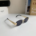 Celine Round Silver Lens Sunglasses for Men & Women - 449245