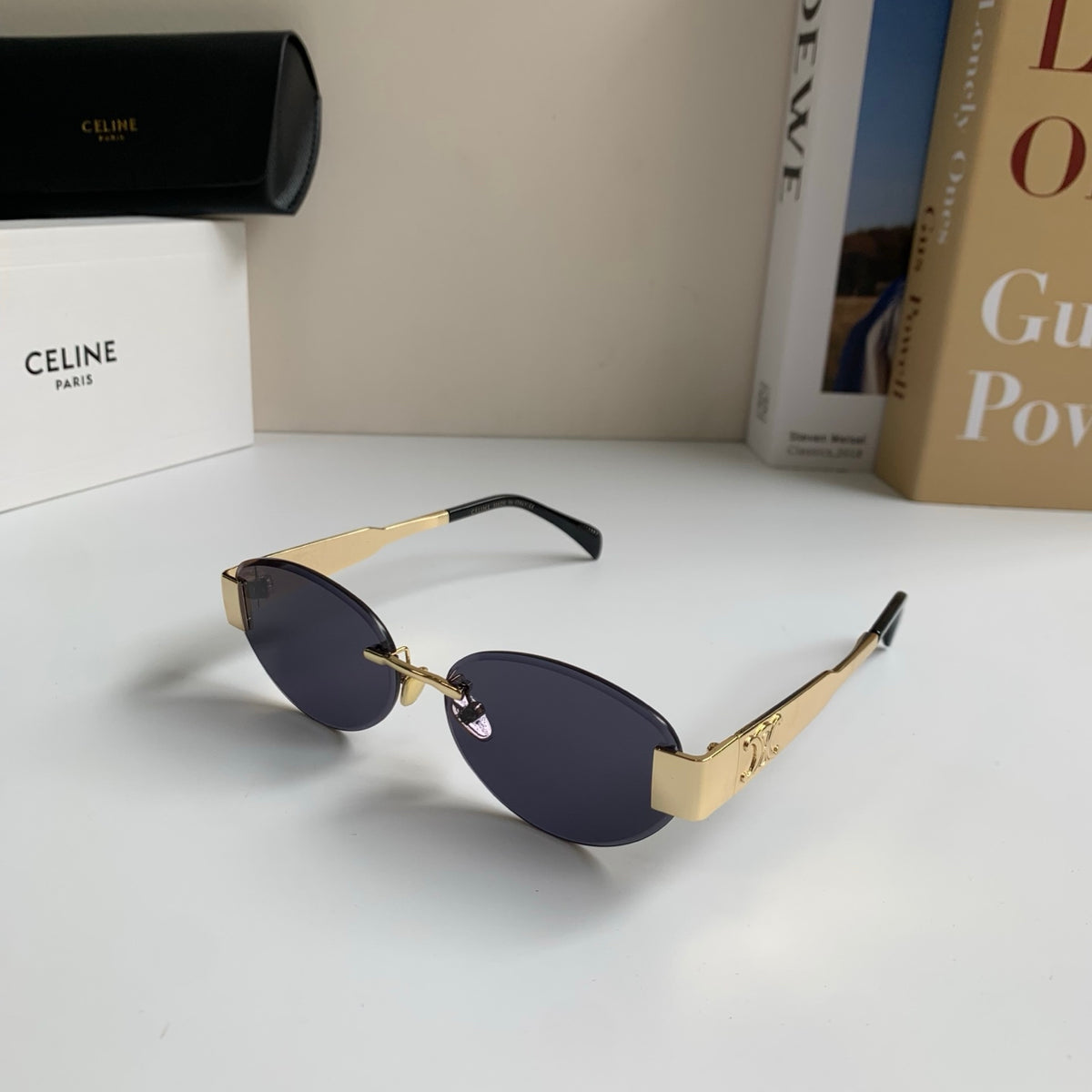 Celine Round Silver Lens Sunglasses for Men & Women - 358283 - detail image 2