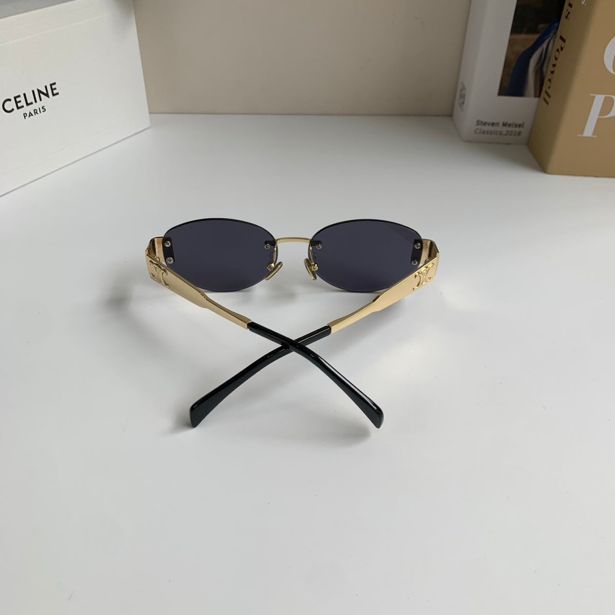 Celine Round Silver Lens Sunglasses for Men & Women - 449245 - detail image 8