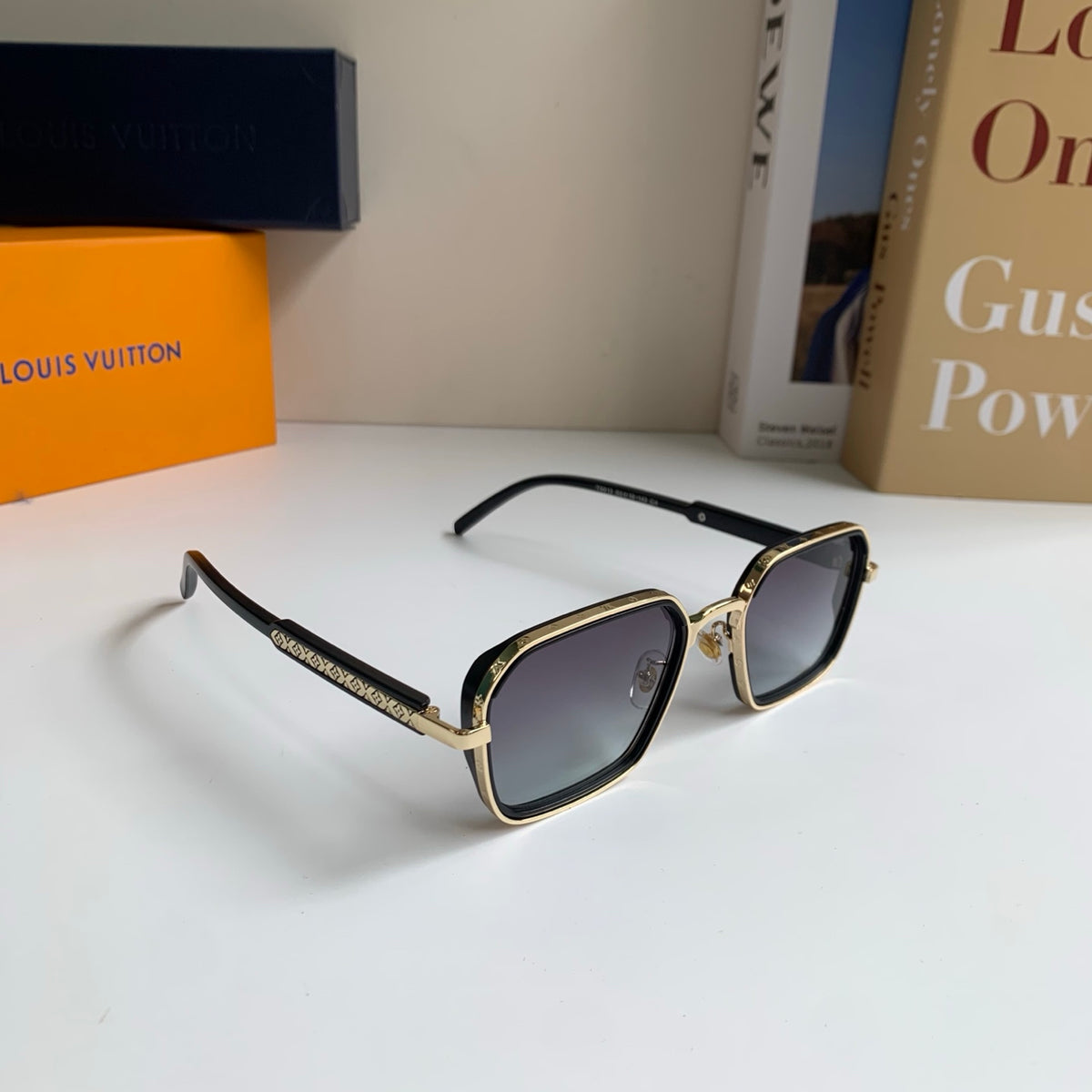 Louis Vuitton Square Silver Lens Sunglasses for Men & Women - 448625