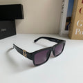 Dior Polarized Square Black Lens Sunglasses for Men & Women - 358211