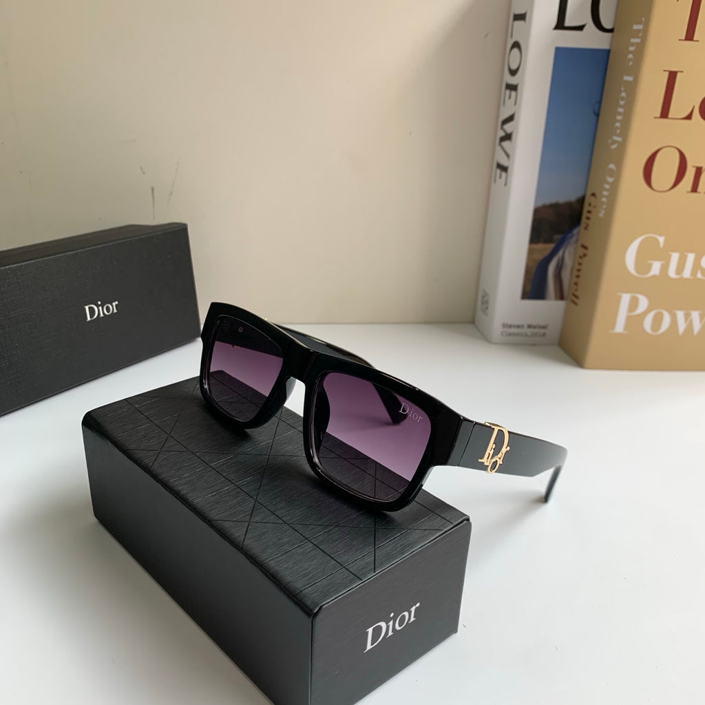 Dior Polarized Square Black Lens Sunglasses for Men & Women - 358211 - detail image 5