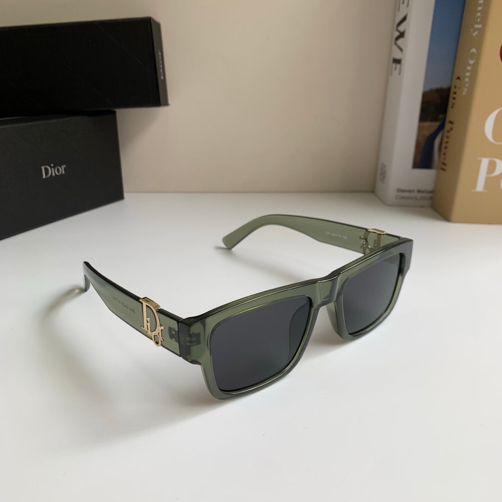 Dior Polarized Square Silver Lens Sunglasses for Men & Women - 358212