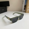 Dior Polarized Square Silver Lens Sunglasses for Men & Women - 358212