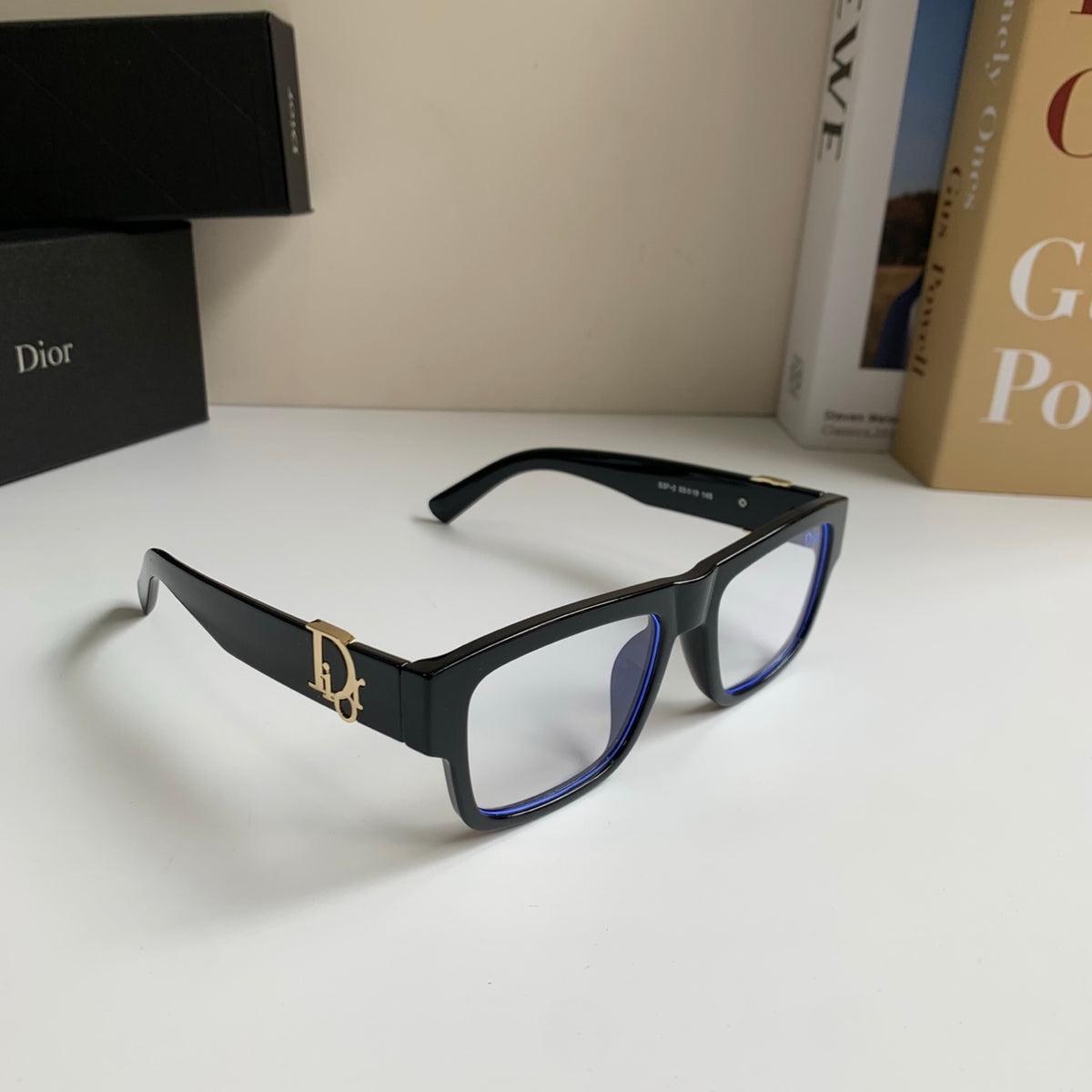 Dior Polarized Square Silver Lens Sunglasses for Men & Women - 358213