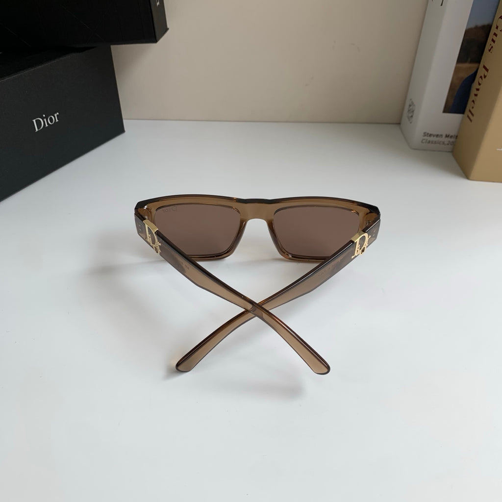 Dior Polarized Square Brown Lens Sunglasses for Men & Women - detail image 8