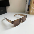 Dior Polarized Square Brown Lens Sunglasses for Men & Women - 358214