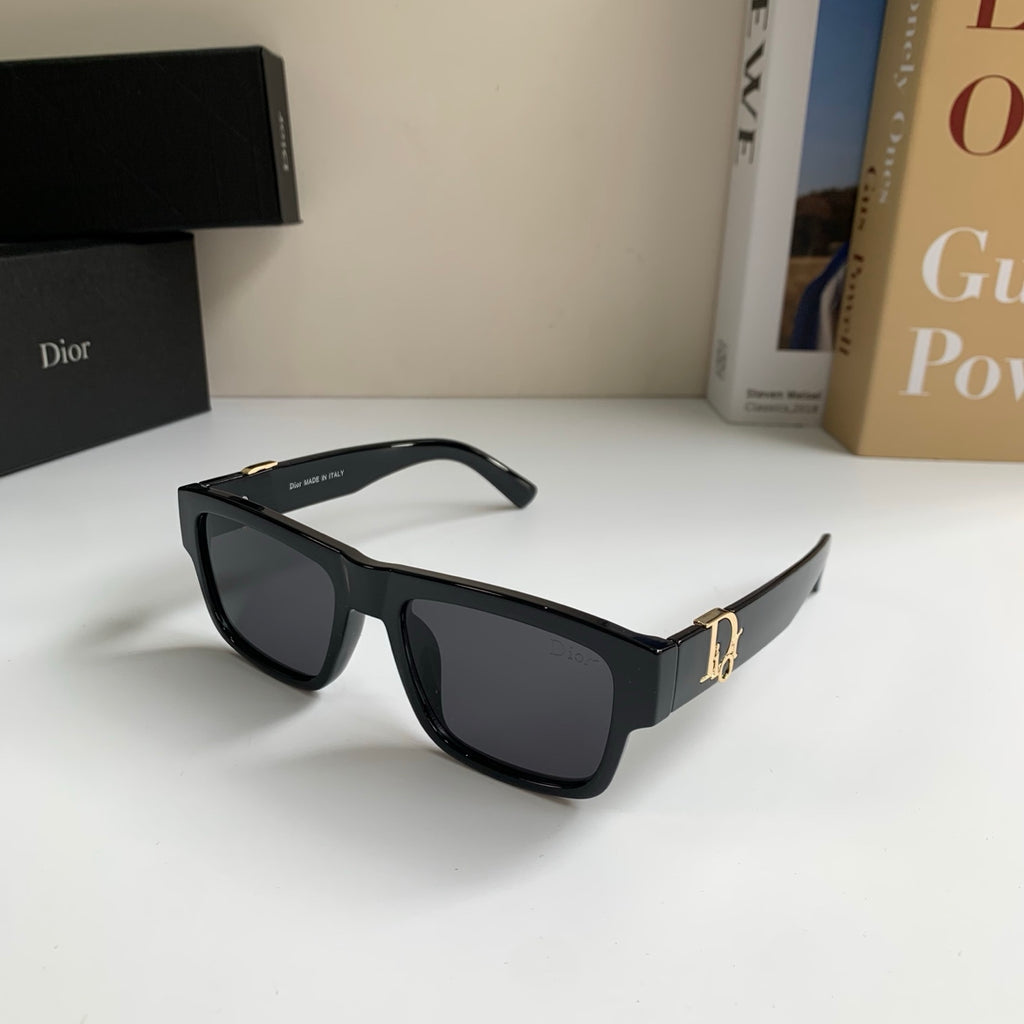 Dior Polarized Square Black Lens Sunglasses for Men & Women - 449159 - detail image 2
