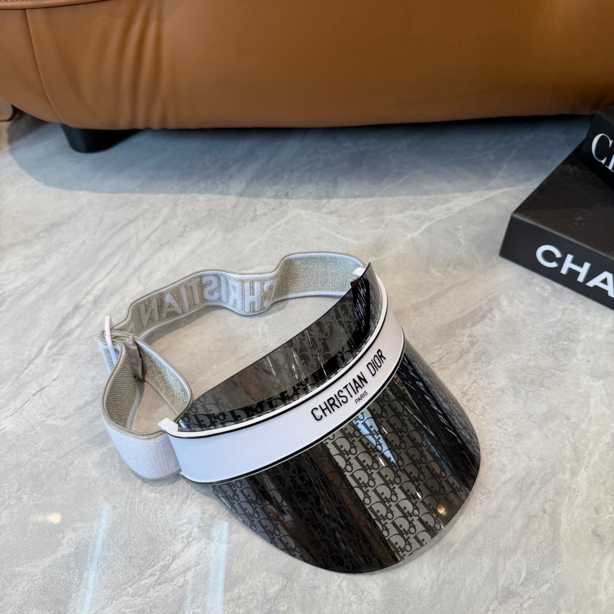 Dior Fashion Silver Sun Visor for Men & Women - 431875 - detail image 6