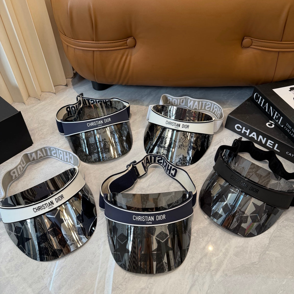 Dior Fashion Silver Sun Visor for Men & Women - 431879 - detail image 8