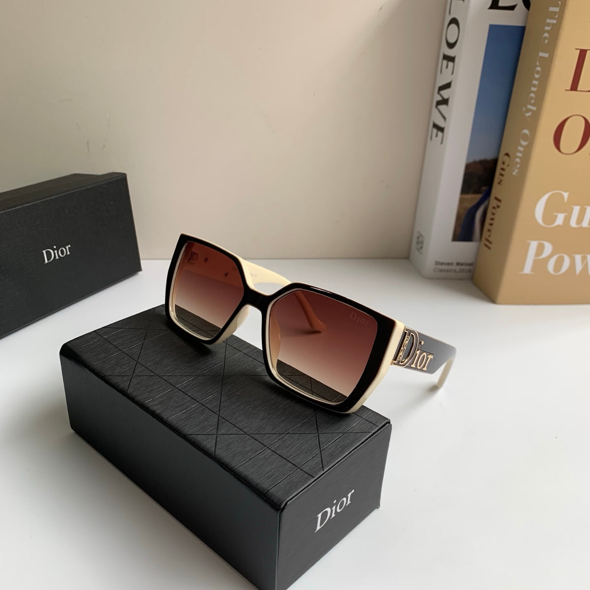 Dior Polarized Square Red Lens Sunglasses for Men & Women - 465396 - detail image 4