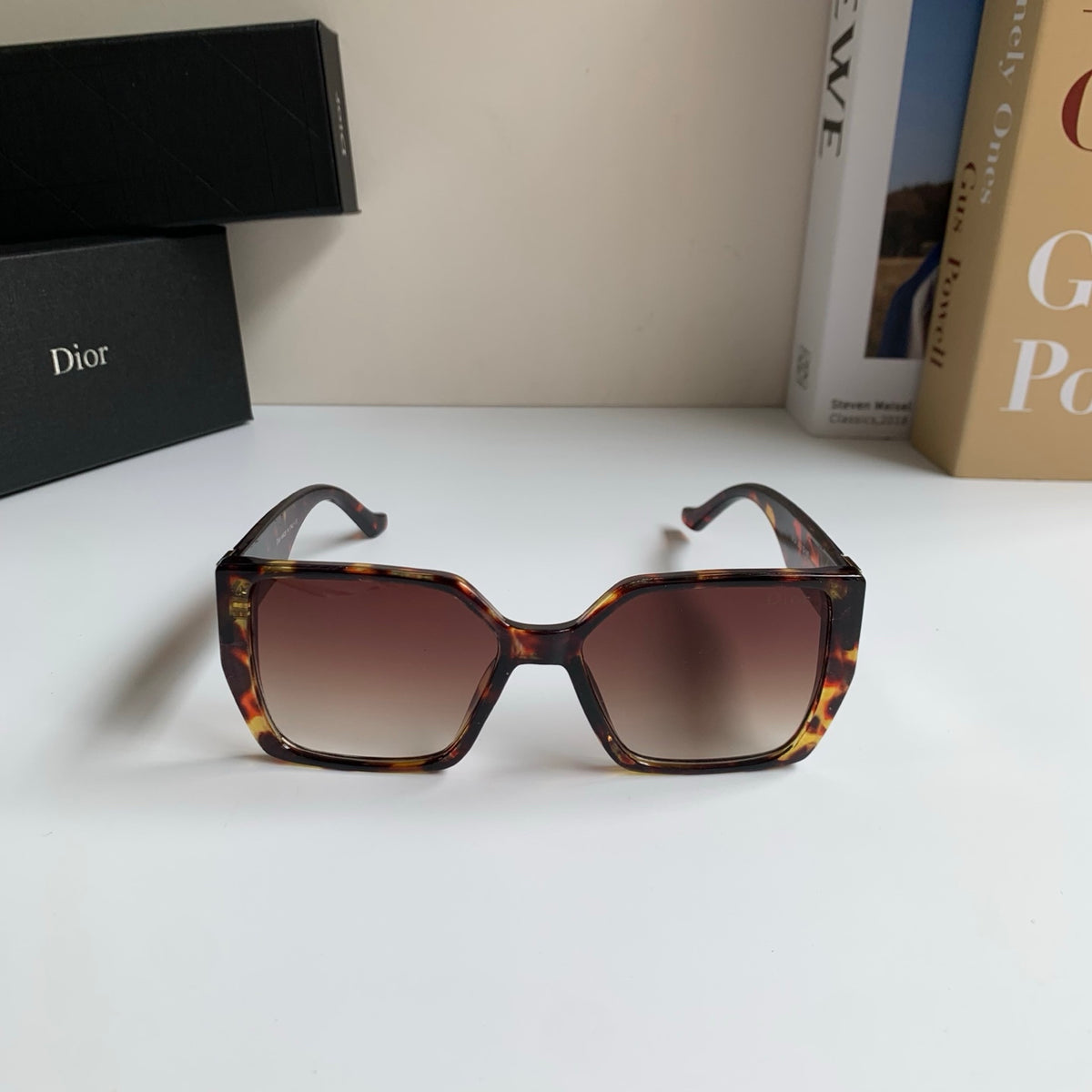 Dior Polarized Square Red Lens Sunglasses for Men & Women - detail image 3