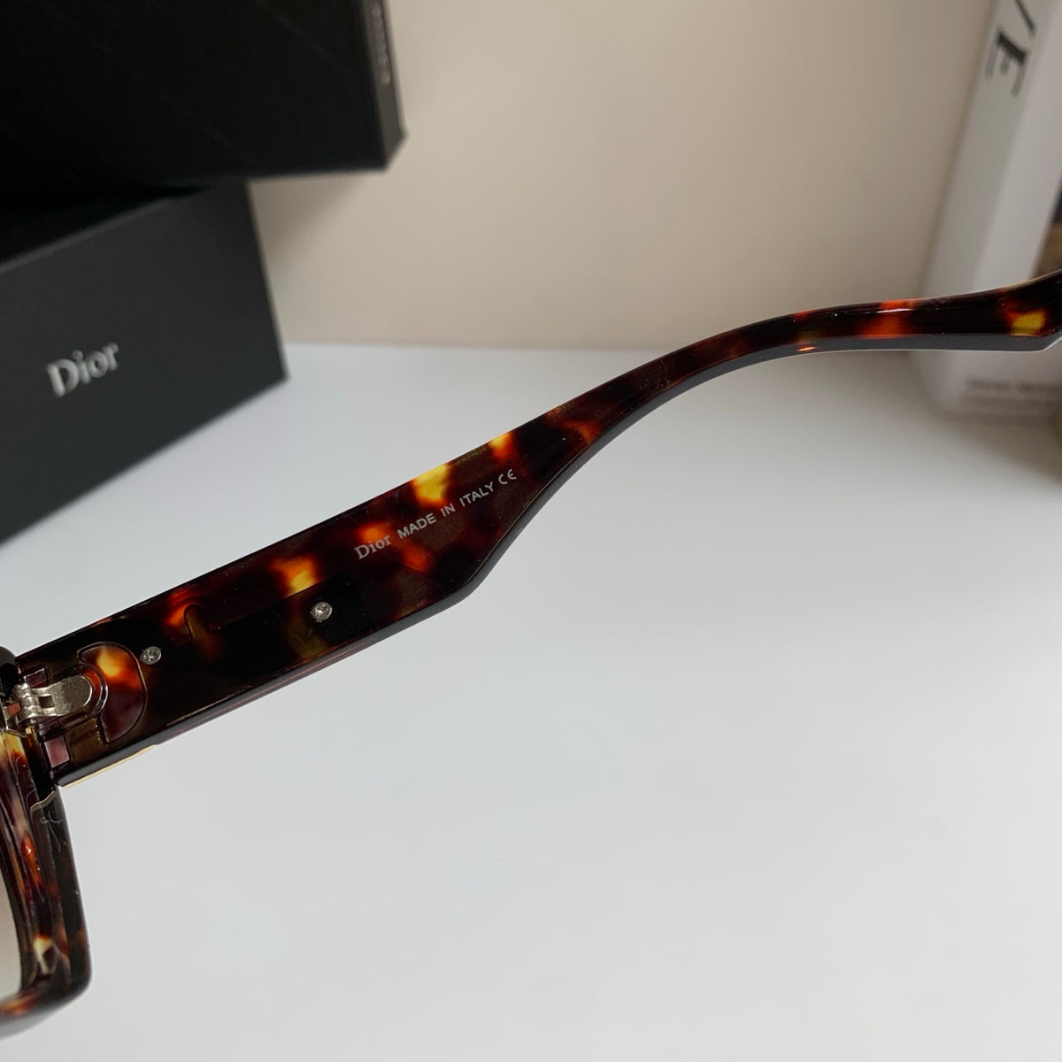 Dior Polarized Square Red Lens Sunglasses for Men & Women - 371931 - detail image 7
