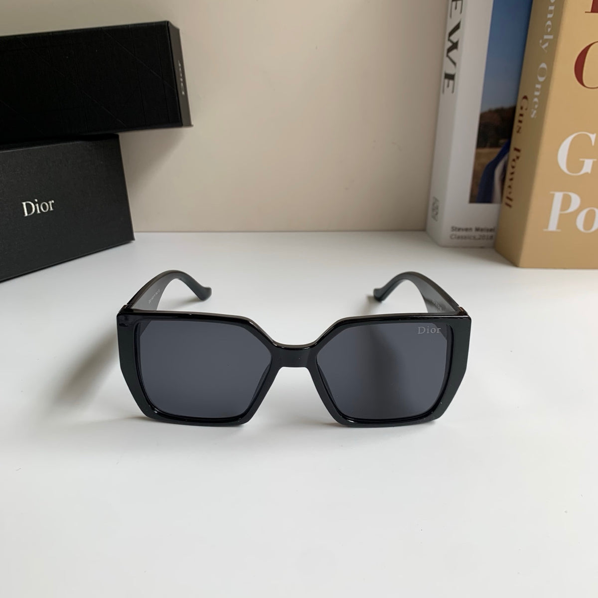 Dior Polarized Square Black Lens Sunglasses for Men & Women - 371932 - detail image 3