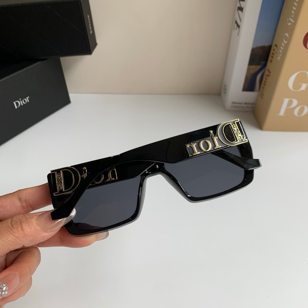 Dior Polarized Square Black Lens Sunglasses for Men & Women - detail image 7