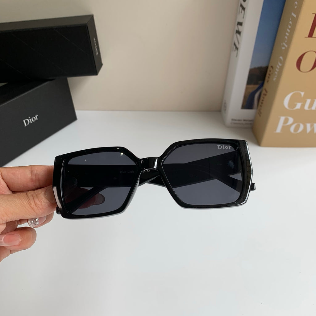Dior Polarized Square Black Lens Sunglasses for Men & Women - detail image 4