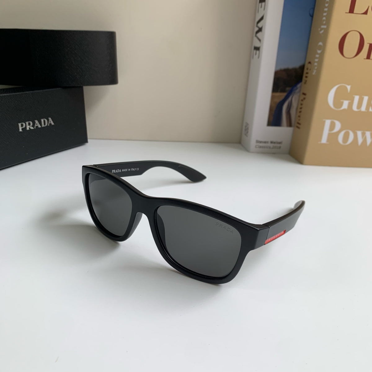 Prada Fashion Black Lens Sunglasses for Men & Women - 465709 - detail image 2