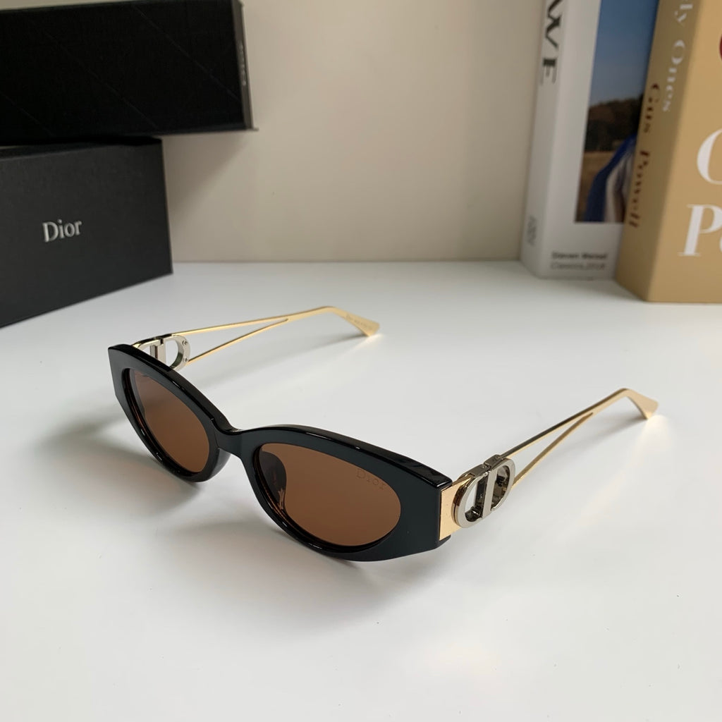 Dior Cat-Eye Black Lens Sunglasses for Men & Women - detail image 2